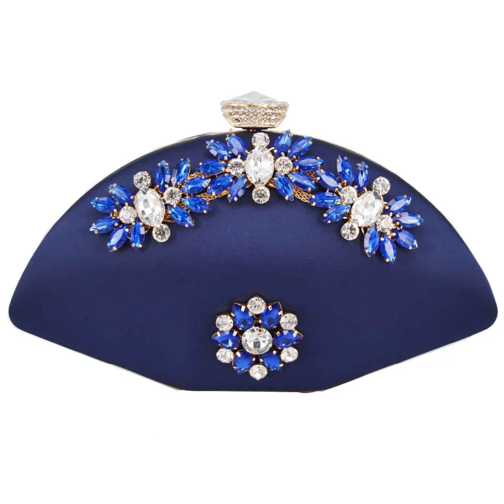 blue evening clutch bags