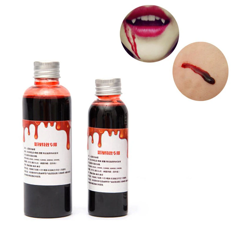 

Halloween Cos Ultra-realistic Fake Blood/simulation Of Human Vampire Human Hematopoietic / Props Vomiting Edible Pulp Party