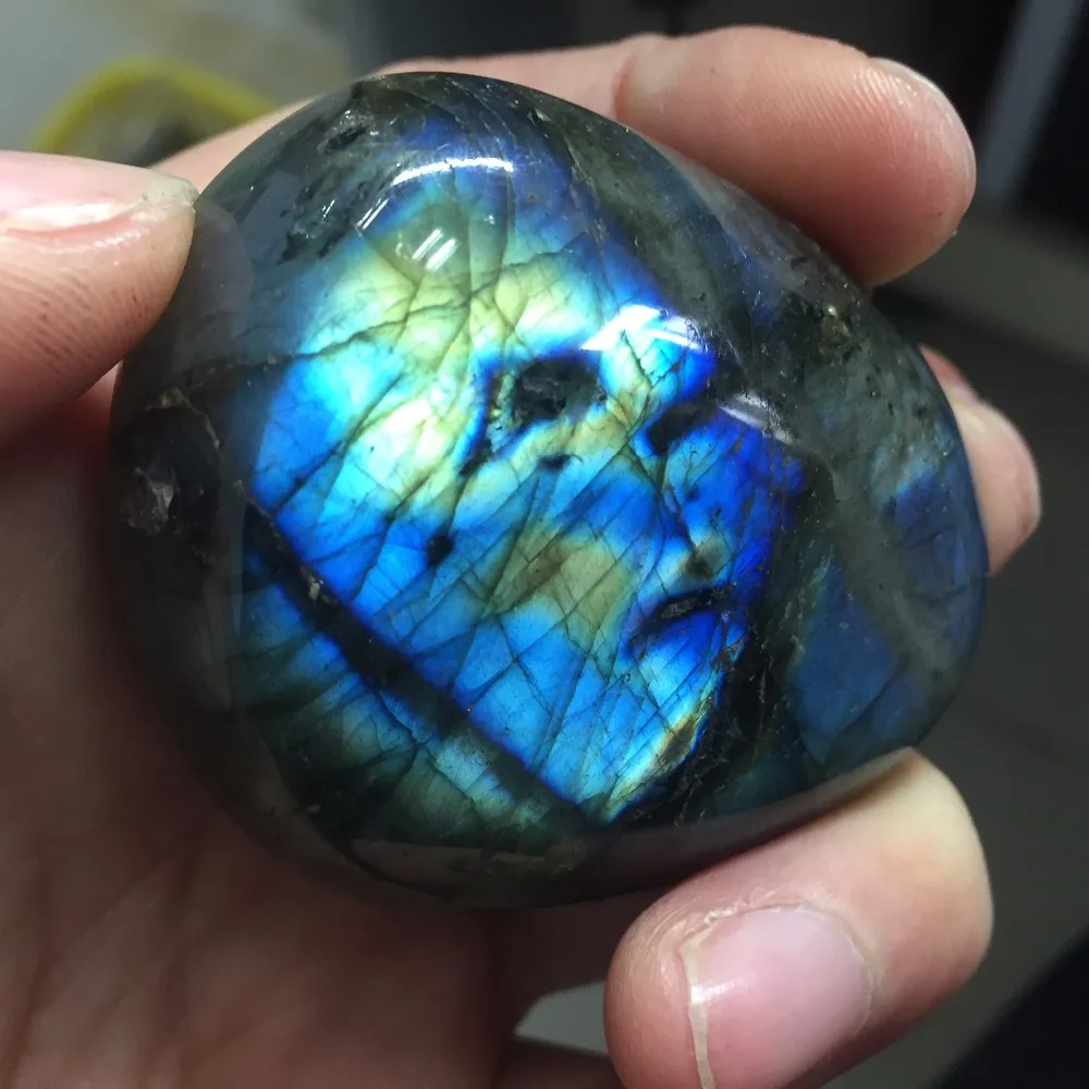 

THE ONE AND ONLY!!121g Free Shipping Feng shui labradorite natural stones and minerals for quartz crystal gifts LB512