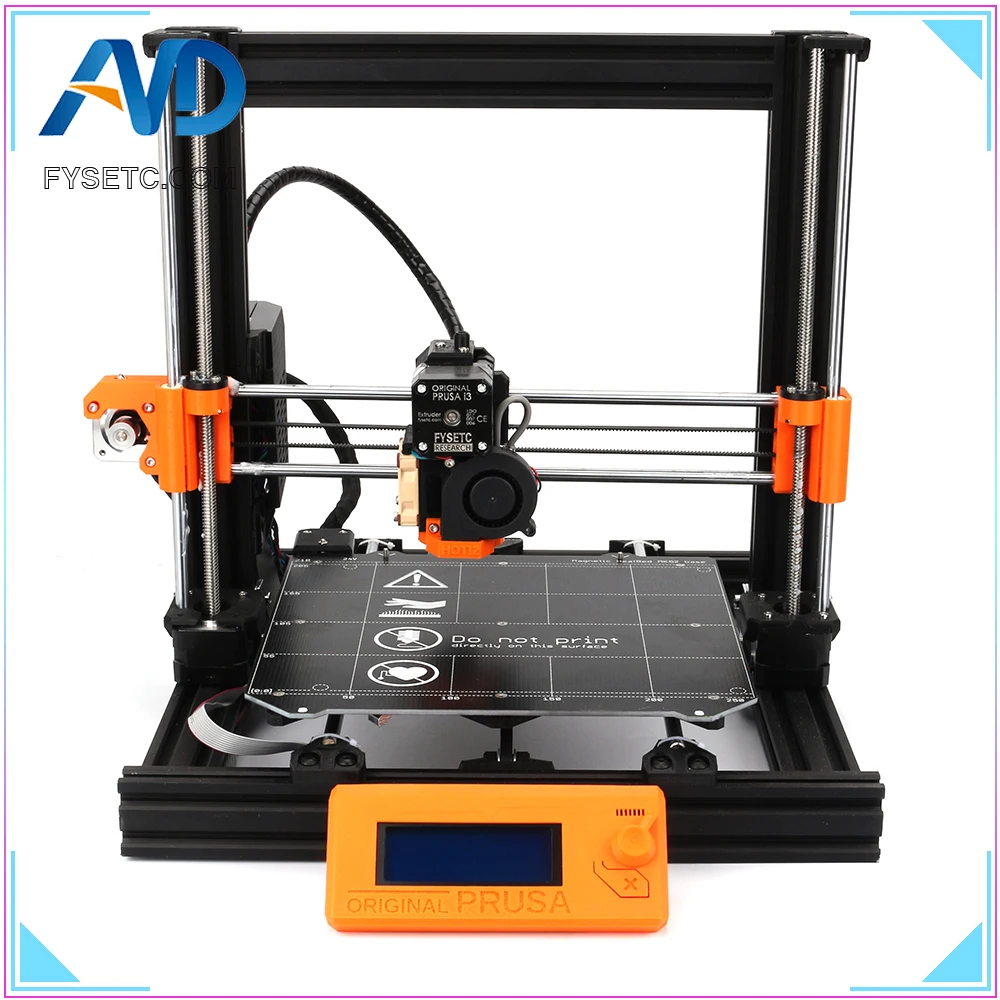 Perfis de Alumínio Conjunto Completo Faça Você Mesmo Clone Prusa i3 Mk3 Urso Atualização 2040 V-slot Impressora 3d Kit Magnético Heatedbed Motores 1