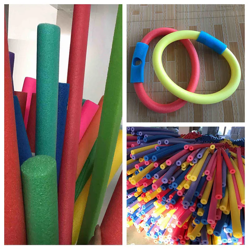 

6.5 * 150cm Learning Swimming Pool Noodles Floating Objects Goggles Swimming Flexible LDPE Floating Stick 1 Piece