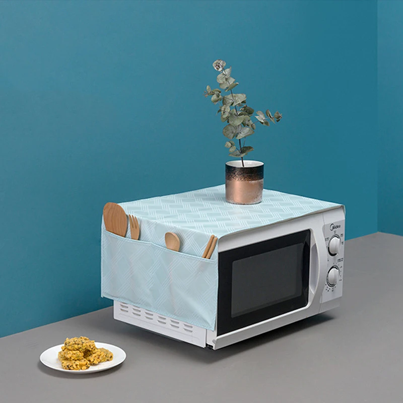 

Microwave Dust Cover Towel Oil Printing Waterproof Dust Cover Household Merchandies Microwave Oven Cover Bag