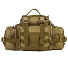 Бренд поясной Новые Карманы Мужская сумка для отдыха камуфляжная износостойкая нейлоновая нагрудная сумка Z484