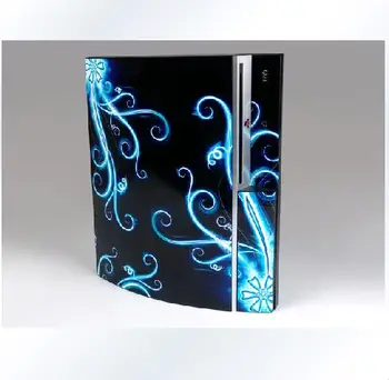 

Flower Blue 908 Vinyl Skin Sticker Protector for Sony PS3 Original fat for PlayStation 3 skins Stickers