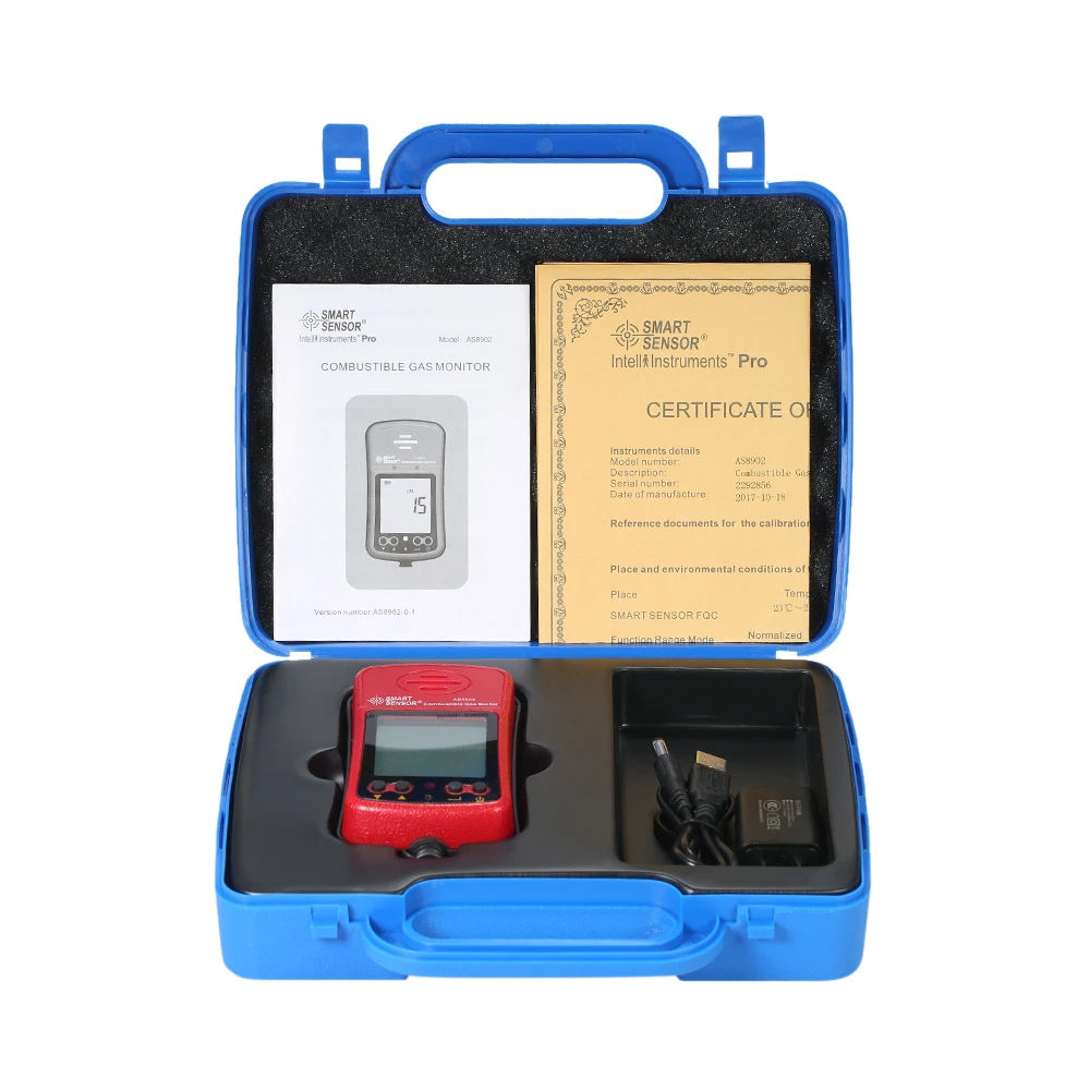 

Combustible gas detector port flammable natural gas Leak Location Determine meter Tester Sound Light Alarm Gas Analyzer