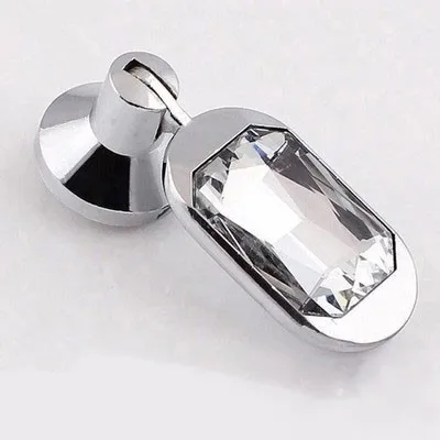 Серебристые Хрустальные Ручки для ящика ручки комода/стеклянные шкафа кухонного