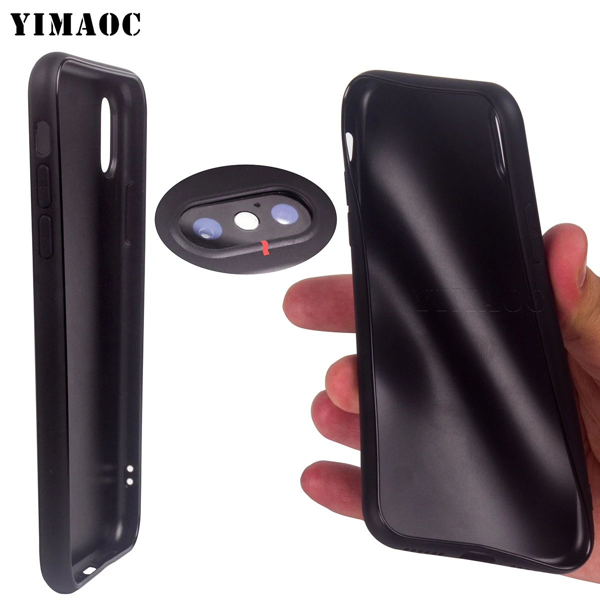 Мягкий чехол YIMAOC для Apple iPhone SE 2020 5 5s 6 6s 7 8 Plus XR X Xs 11 12 Pro Max mini|Бамперы| |