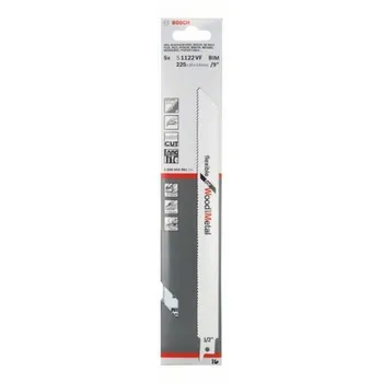 

BOSCH 2608654981 Sheet for Sierra Sable S 1122 VF Flexible Wood & Metal 5uds