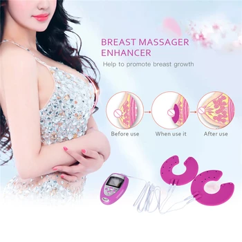 

Electric Breast Enlargement Massage Tens Women Chest Augmentation Lifting Vibrating Massager Breast Enhancer Nipple Masajeador
