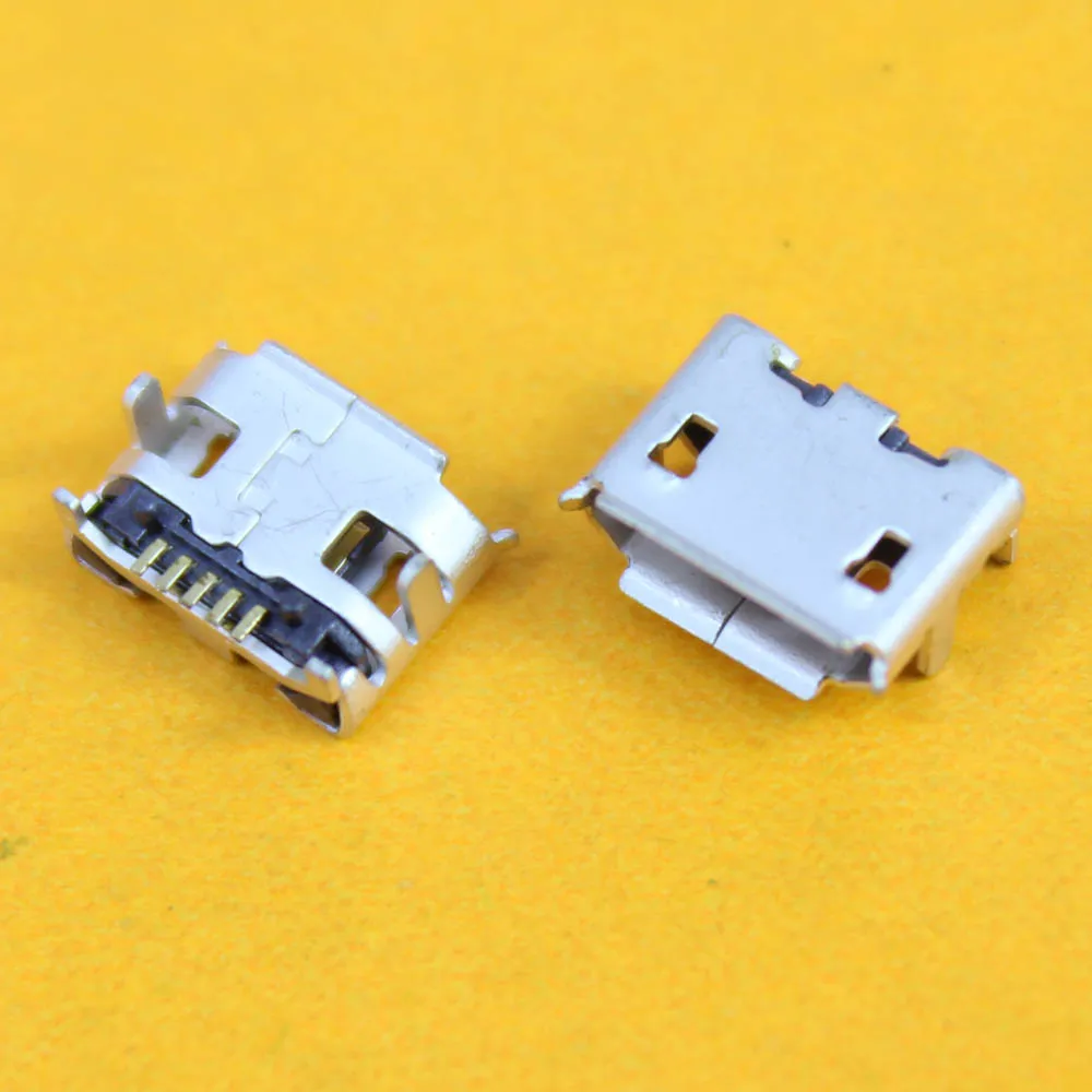 cltgxdd 10pcs/lot Micro USB Connector B type Female Jack phone tail
