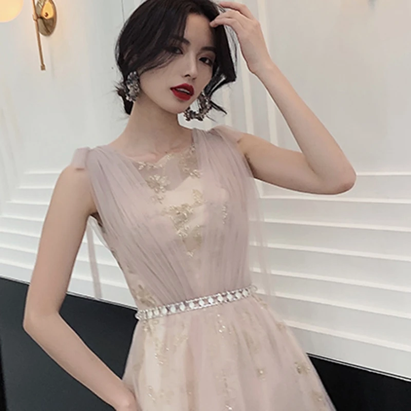 Платья для выпускного вечера выпускные Праздничное платье с блестками цветочный принт de Soiree Femme вечерние 8 Класс Платья для выпускного TS1189