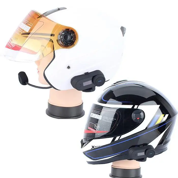 Motorbike Ski Helmet Intercom 3 Riders fix to half face helmet full face helmet NSTCOMSC