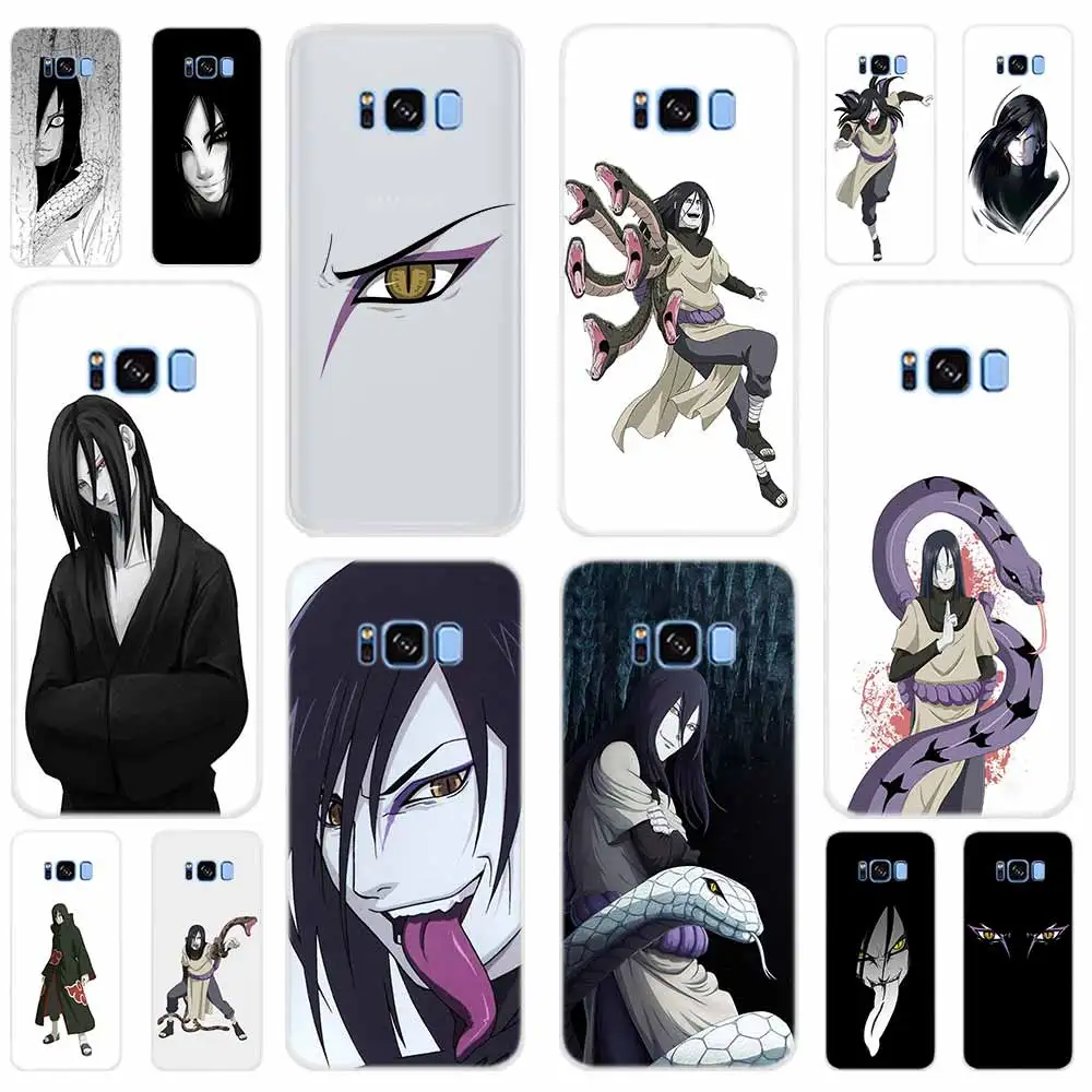 

naruto Orochimaru Pattern Case For Samsung Galaxy S8 S9 S10 Plus Note 10 9 8 Cover For Samsung S10E S7 S6 Edge S5