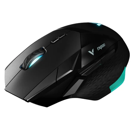  Rapoo VT900 Wired Gaming Mouse 16000DPI RGB Illuminated OLED Display Adjustable Weight for E-sport 