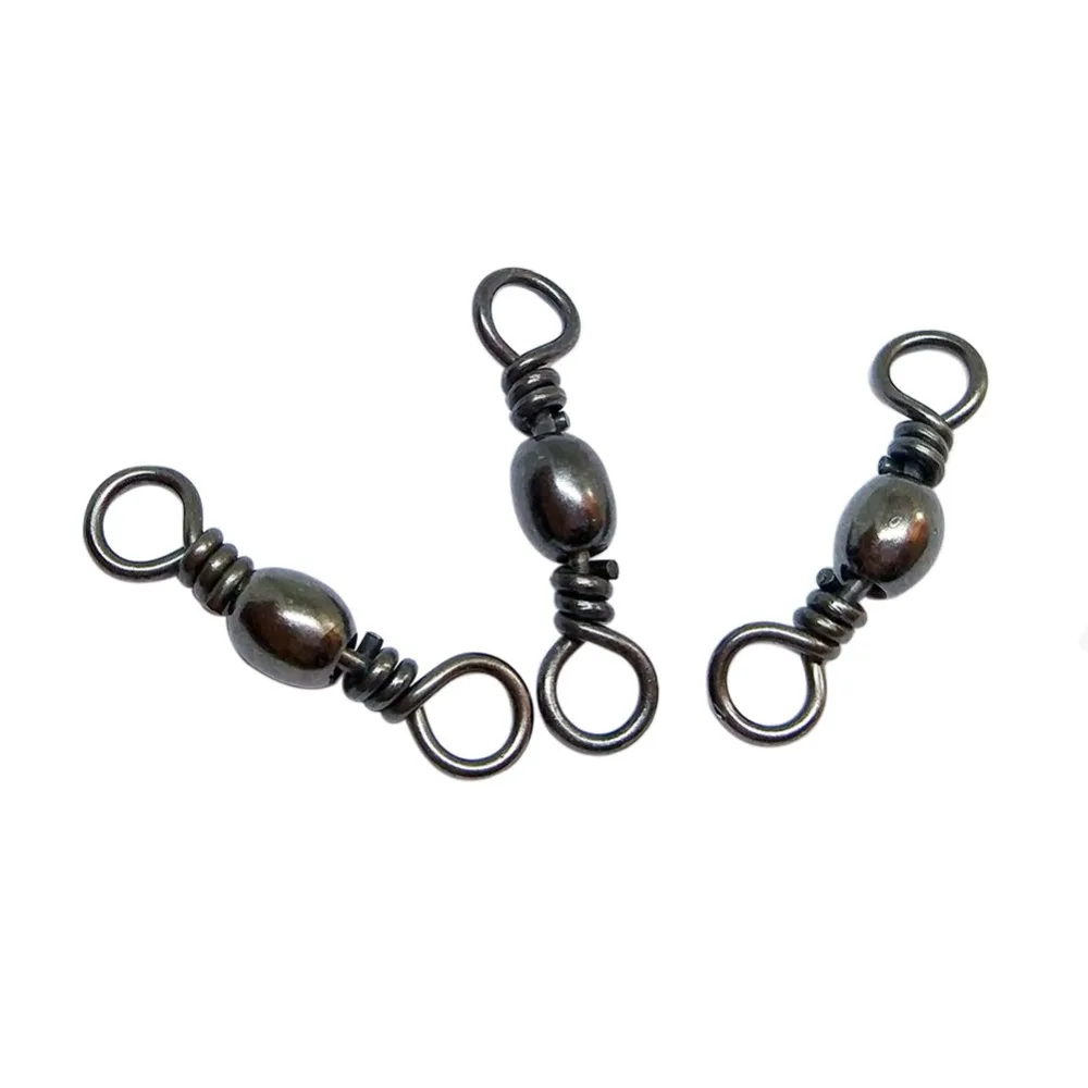 

10/20-pieces Barrel Swivel Fishing Swivels #16-#5/0 Stainless Steel Swivel Hook Fishing Connector Saltwater Terminal Tackle