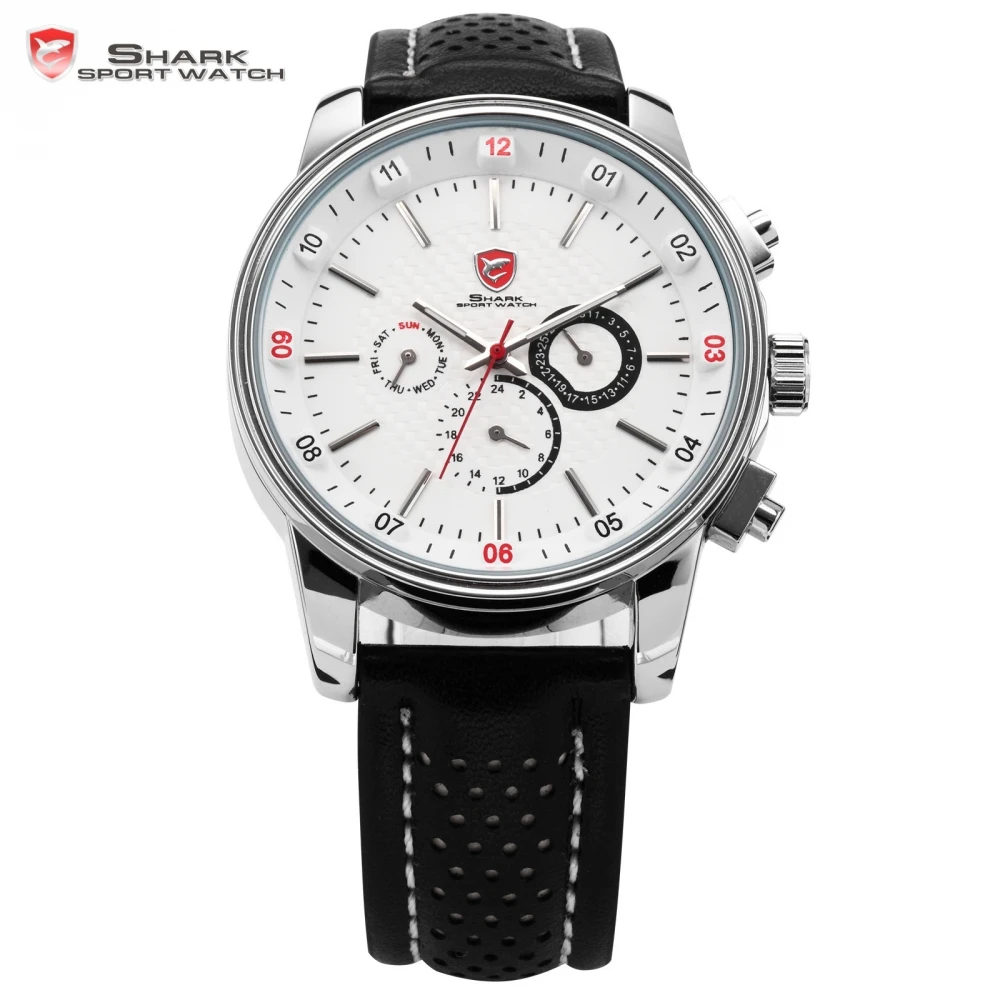 Prix pour Pacifique ange shark sport montre racing 6 mains date jour Relogio Bracelet En Cuir Quartz Hommes Gent Casual Militaire Montre-Bracelet/SH093 Prix pour Pacifique ange shark sport montre racing 6 mains date jour Relogio Bracelet En Cuir Quartz Hommes Gent Casual Militaire Montre-Bracelet/SH093