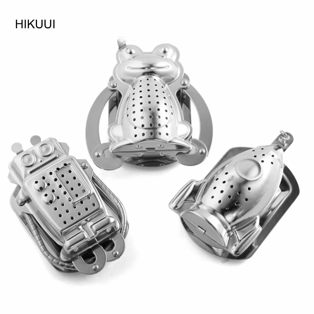 

3PCS/Set 304 Stainless Steel Tea Maker Future Series Tea Filter Tea Ball Tools Creative tools Filter Flower