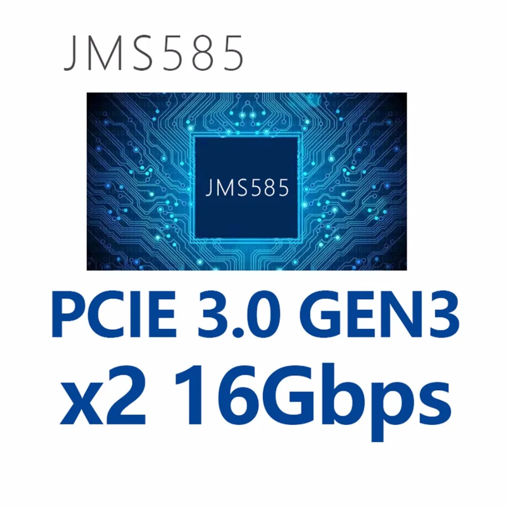 JEYI JMS585-X16 PCIE 5 m. 2 SATA карта расширения поворот PCIE3.0 SATA RAID карта 5* ssd 5* ngff 5* m.2 Softraid карта большой мощности