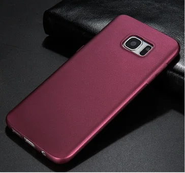 X-Level Мягкий матовый ТПУ чехол для телефона S10e A8S Скраб задняя крышка для samsung Galaxy S8 S9 S10 Plus S6 S7 Edge Note 9 8 силиконовый чехол - Цвет: wine red