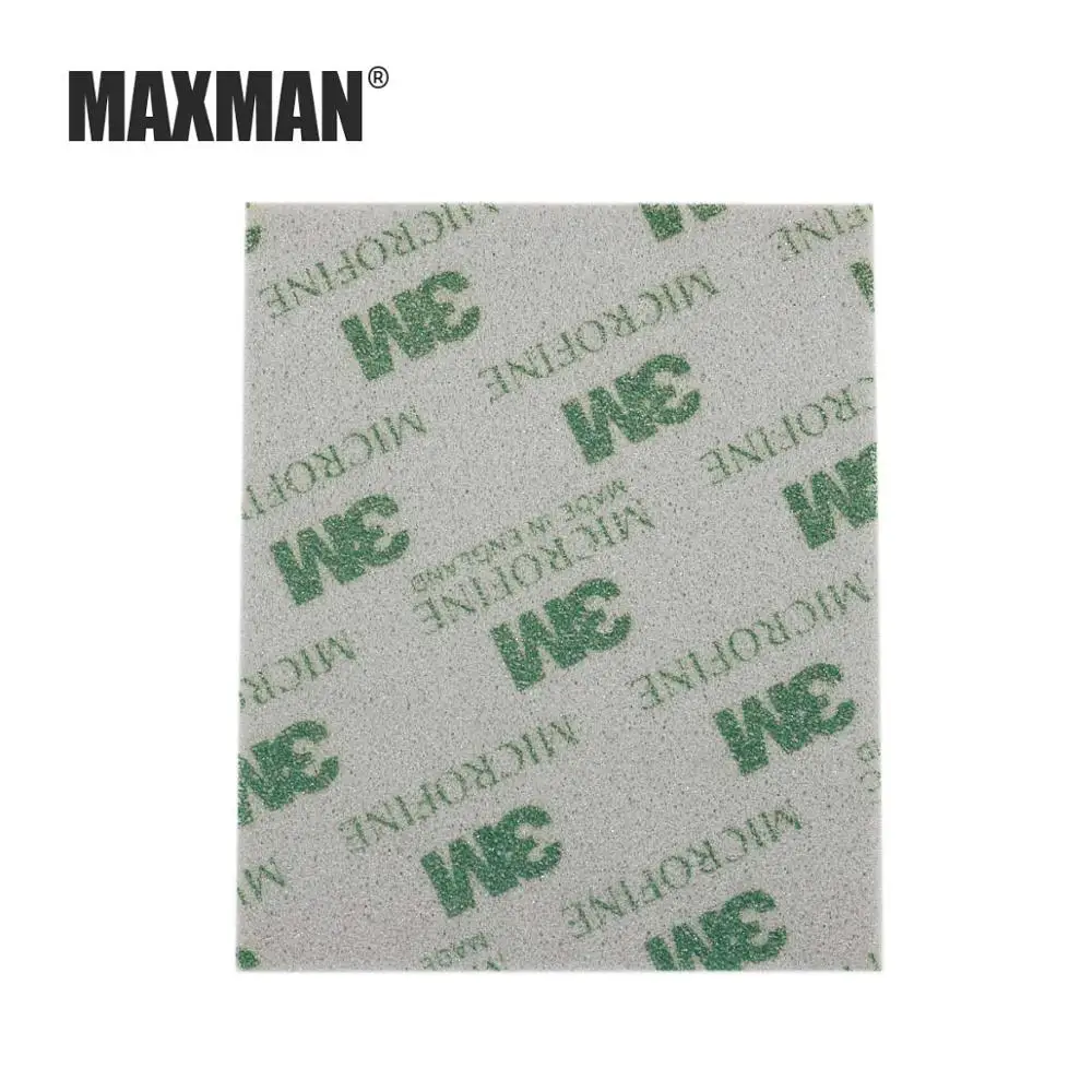 MAXMAN 3 шт 3 м губка наждачная бумага 600#800#1000# шлифовка и полировка проволоки для рисования абразивный инструмент Аксессуары ручная полировка - Сетки: 1500-1200