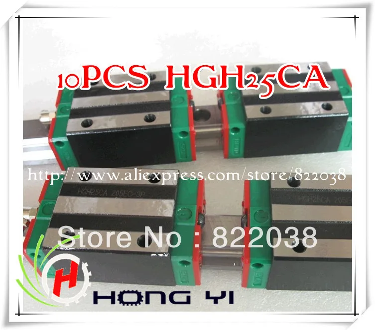 

10pcs / lots HIWIN HGH25CA linear blocks for CNC linear guide