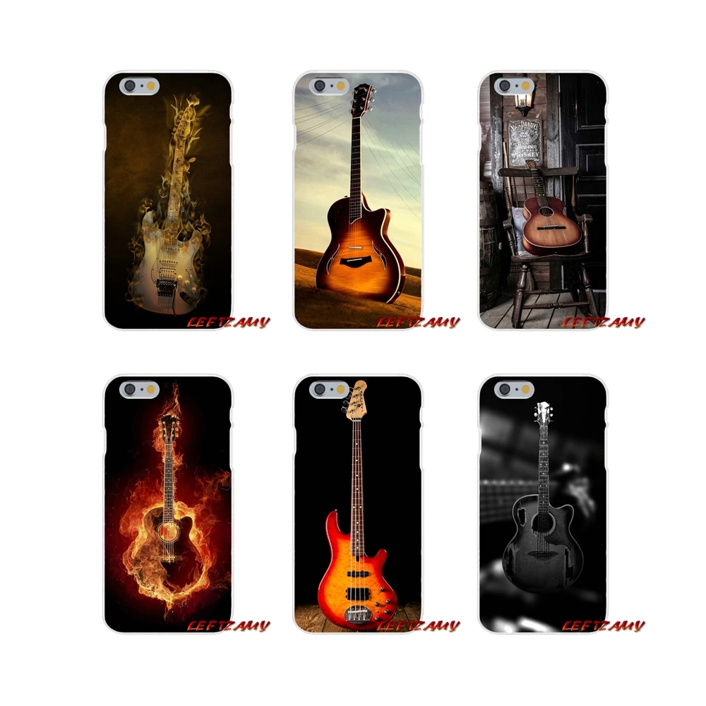 Аксессуары для мобильного телефона Чехлы для samsung Galaxy S4 S5 мини S6 S7 край S8 S9 S10 Plus Note 3 4 5 8 9 гитара Музыка класса люкс