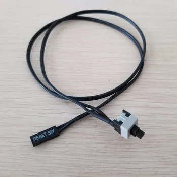 

10pcs/lot Trigger Button Switch Square Unlock Open Reset Button Black PB 307B Strip Cable 50cm