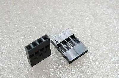 500 шт разъем Dupont Корпус Женский 2,54 мм 1x4 P