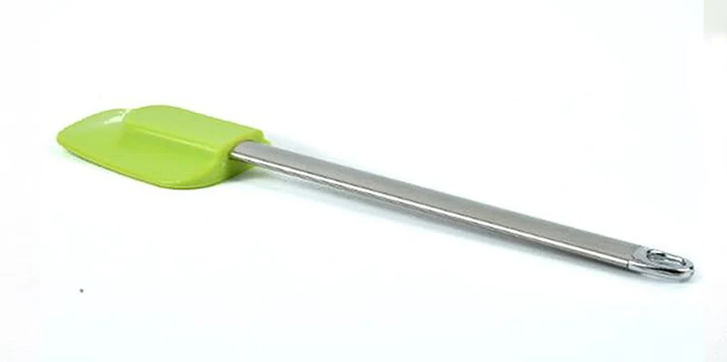 TEENRA 1 шт. Экологичная ручка из нержавеющей стали силиконовая лопатка для торта Скребок Аксессуары для выпечки украшения торта инструменты