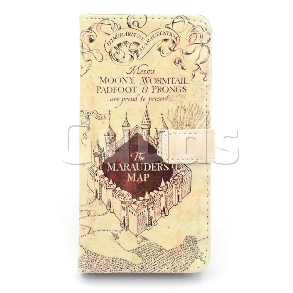The Marauders Map Leather Wallet Case for iPhone 6 (4.7 inch)