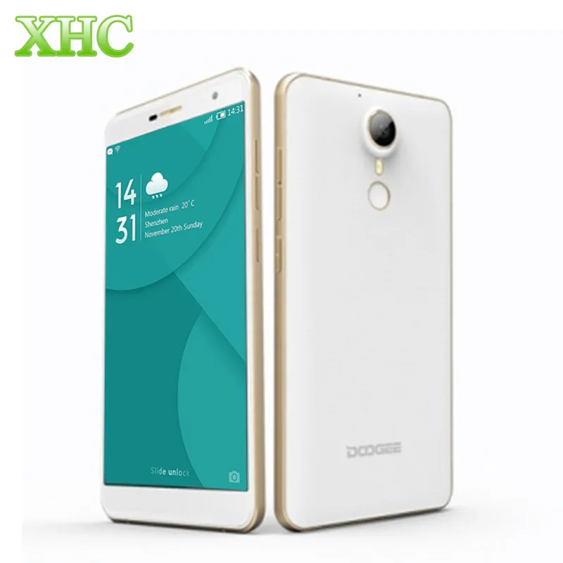 DOOGEE F7 Deca Core Smartphone 4G LTE 32GB +3GB Fingerprint Id 3400mAh 5.5'' Android 6.0 Helio X20 MTK6797 13.0MP Cell Phone