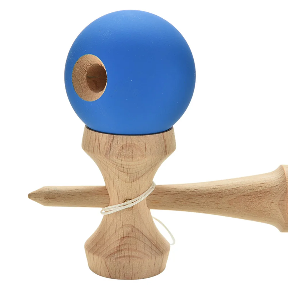 Профессиональная 18,5 см Традиционная игрушка резиновая краска Kendama матовый шар Kid Kendama деревянный мяч