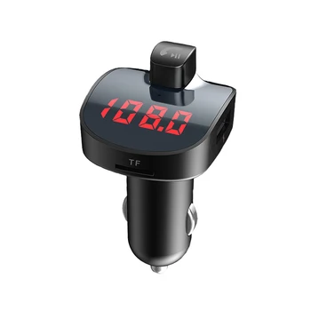 

Dual USB Vehicle Charger Phone Charger FM Transmitter Bluetooth Car Kit Hand-free Car MP3 Player Car The Cigarette Lighter