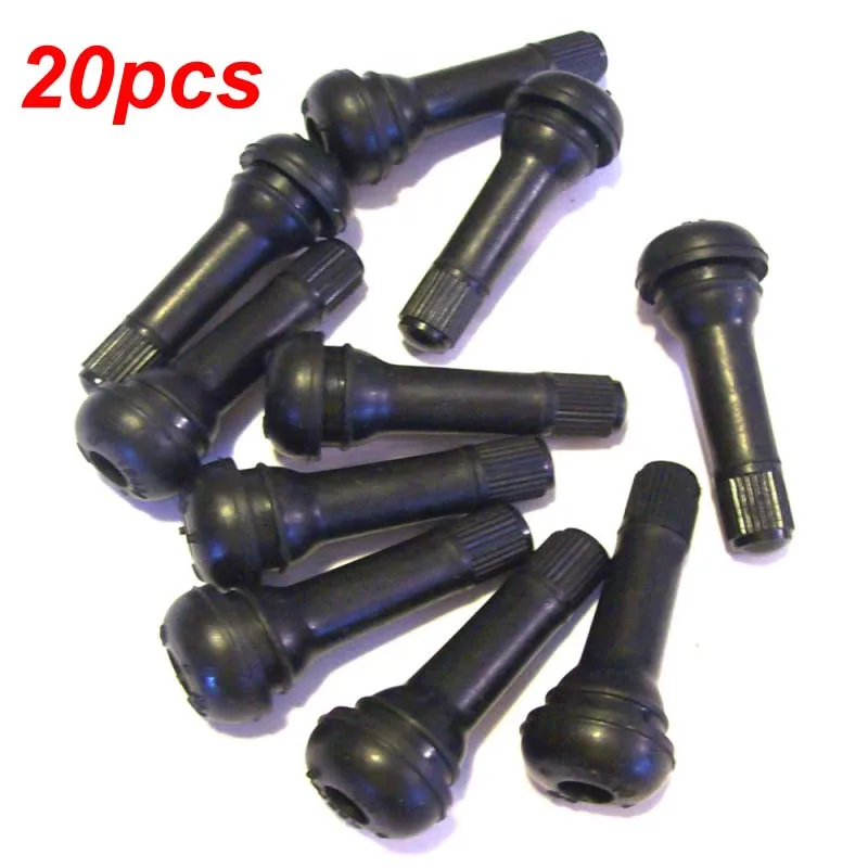 Youwinme 20pcs TR414 Rim Hole 38mm Tire Valve Stems Car Brass Snap In