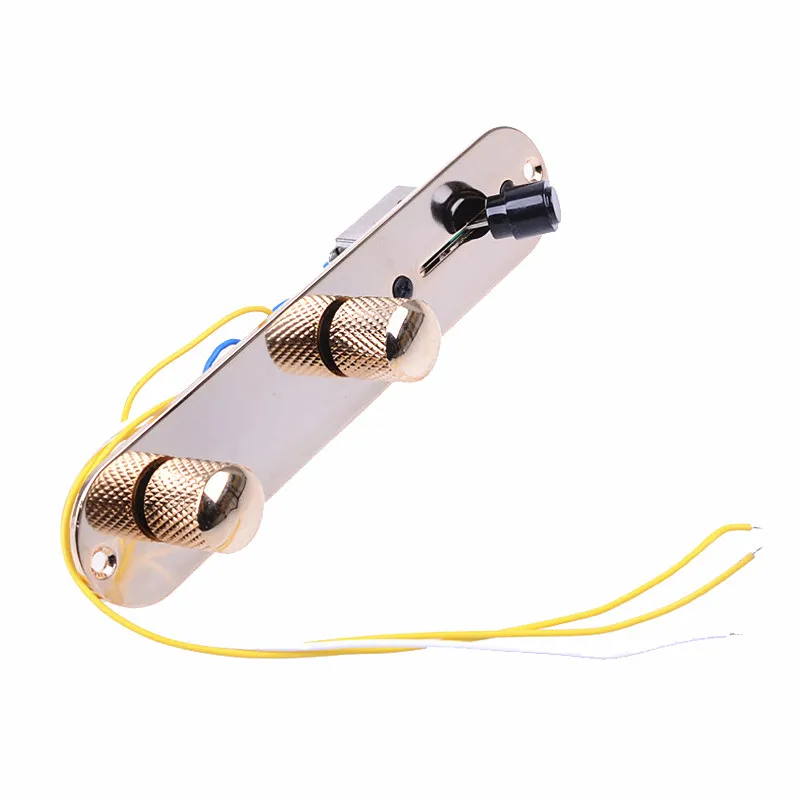 Хром/золото/черный 3 способ проводной загруженный Prewired управление плиты выключатель проводки ручки для TL Tele Telecaster гитары запчасти