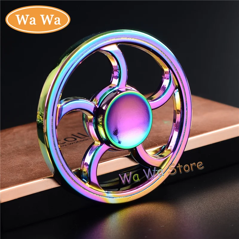 

Colorful Rounded Hot Selling EDC Toys Triangular Hand Spinner Metal Professional Fidget Spinner Autism and ADHD Hand Spinner