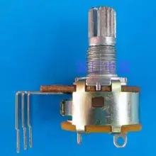 WH148 3Pin правый угол с переключателем 10K 50K 100K 500K один потенциометр мощности горшок x 100 шт