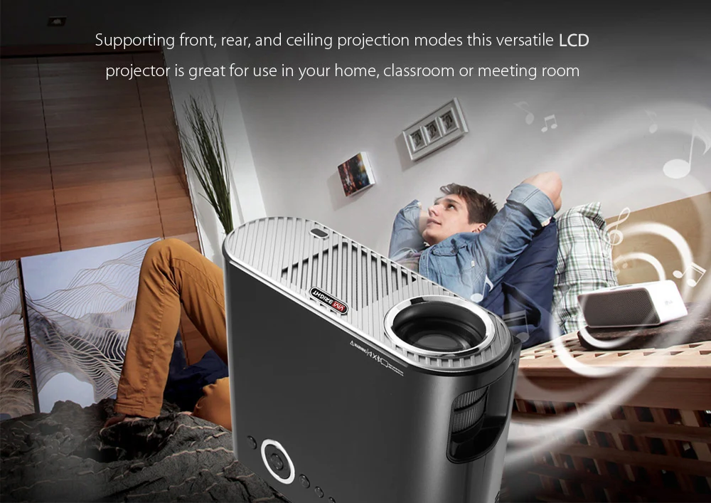 VIVIBRIGHT GP90 ЖК-проектор 3200 люмен проектор для домашнего кинотеатра Full HD 1080P проектор видео фильм Proyector поддержка ОС Android