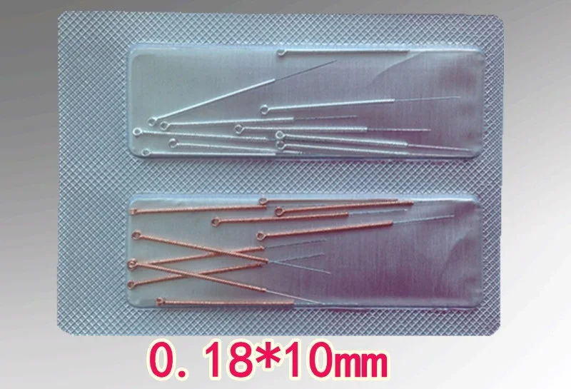 pole acupuncture needle, 200 needle, 0.18*10, .25*40 beauty