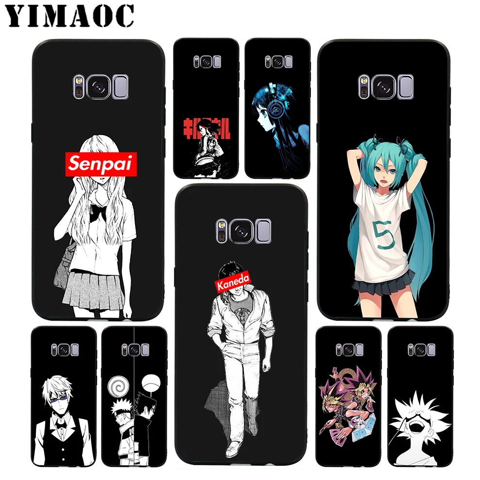 

YIMAOC Anime Girl Hatsune Miku Soft Case for Samsung Galaxy S10 S10e S9 S8 A6 Plus S7 S6 Edge A7 A5 A3 J6 Note 9 8