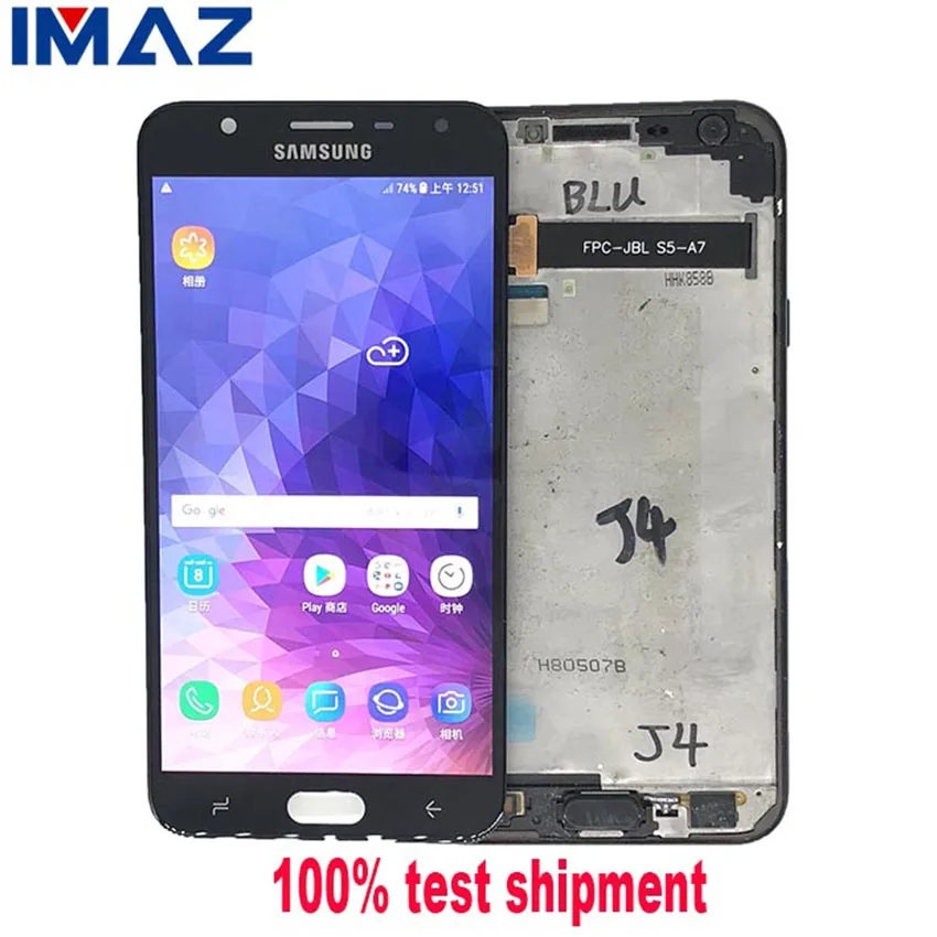 Оригинальный AMOLED дисплей IMAZ для Samsung Galaxy J720 J7 DUO 2018 J720F сенсорный экран дигитайзер