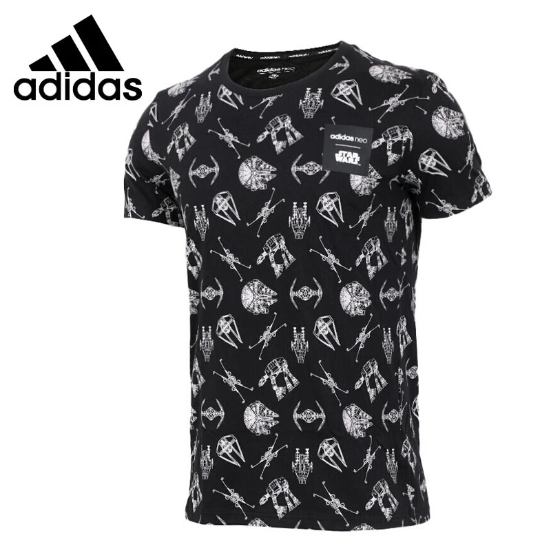 Original llegada 2018 Adidas NEO etiqueta SW TEE camisetas de manga corta ropa deportiva|Camisetas para correr| - AliExpress