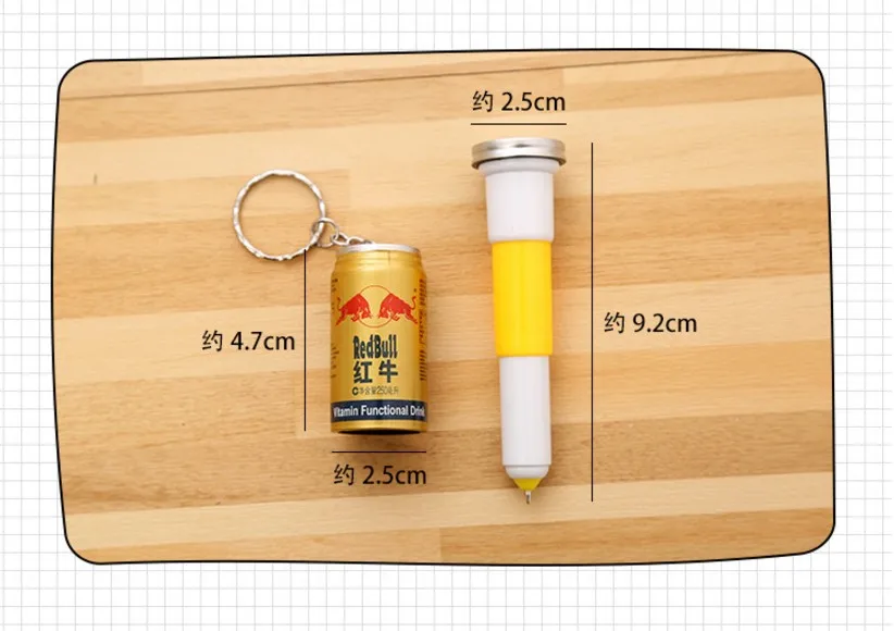 1 шт. Новинка кокс банок для напитков шариковая ручка Милая телескопическая синяя чернильная шариковая ручка Обучающие принадлежности креативный подарок