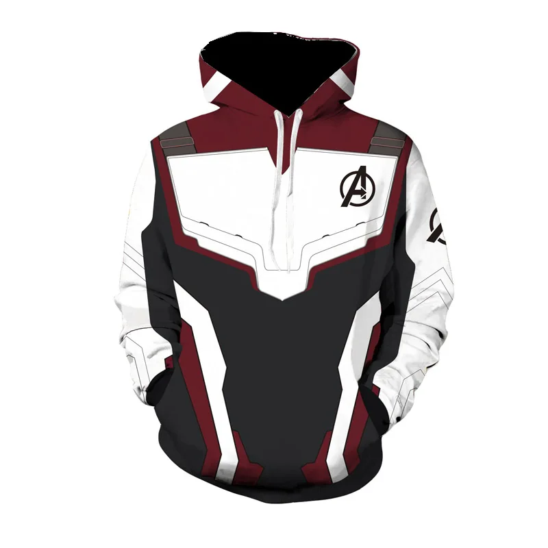 Cosroad Avengers 4 Endgame Quantum Realm T shirt Hoodies Cosplay Costume Men Women Zipper Coat Sweatshirts Spring Jacket 0 (4)