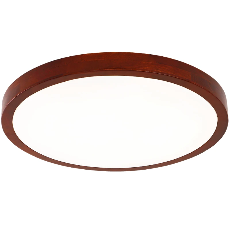 

Modern Chinese ceiling lamp compact circular solid wood lamp LED bedroom lamp hallway lamp staircase dining room lampsLL03161111