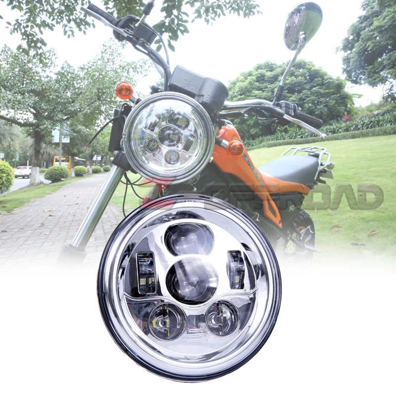 DOT SAE E MARK Утвержденная передняя фара мотоцикла для Trike 7 &quotLED H4 Hi/Lo луч проектор