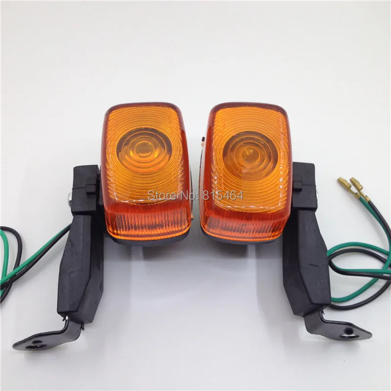 

Yecnecty 2 PC Motorcycle Turn Signal Light Front Rear Motorbike Indicator Flashers For Yamaha XT225 TTR250 KLX250 XR250 Deer 225