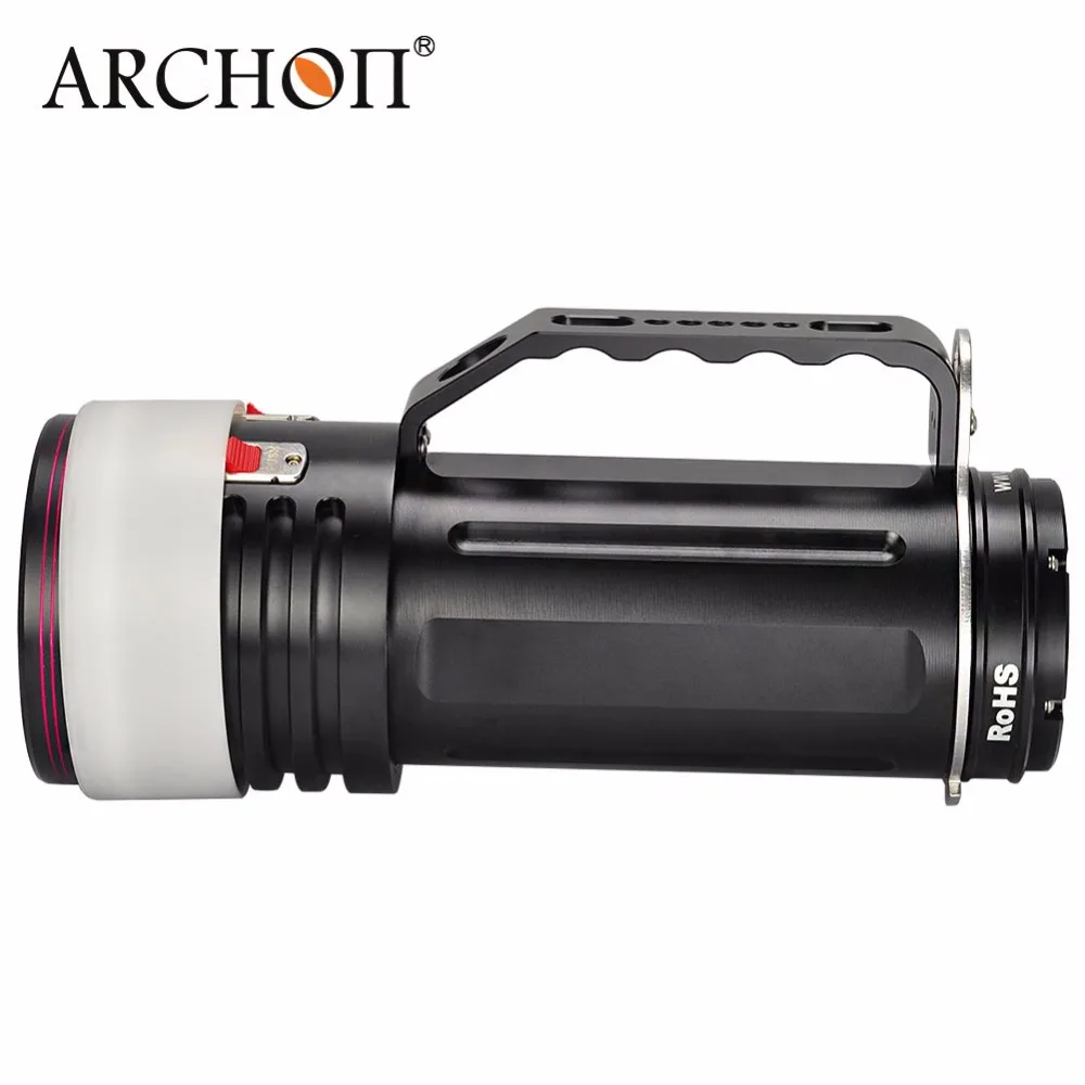 ARCHON DG150W/WG156W дайвинг вспышка светильник Cree XML2 10000лм УФ/красный светильник фонарь для дайвинга с батареей для видеокамеры подводное плавание Go Pro
