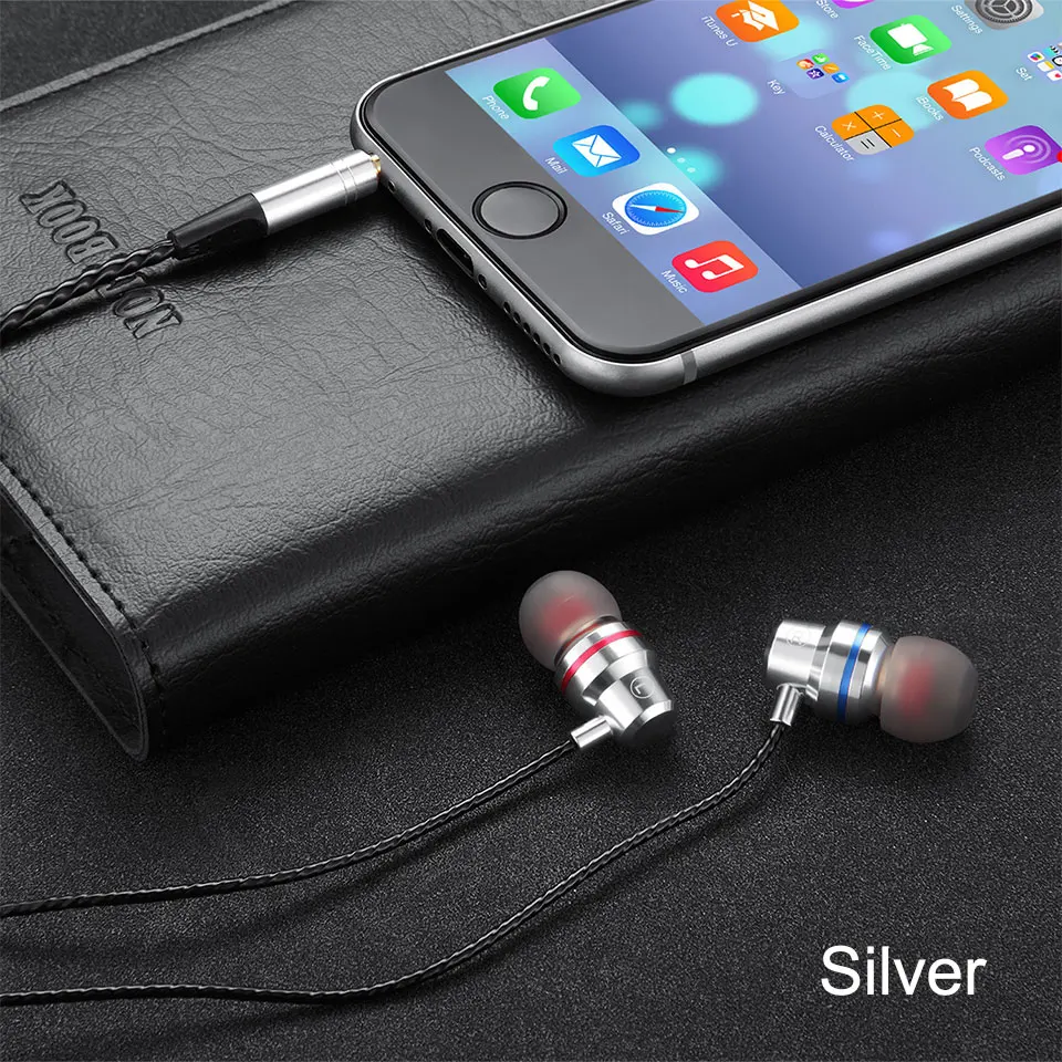 Earphones Metal Magnetic Stereo sports Bass Headset 3.5mm In-Ear Earbuds Earphone With Microphone headphones for Smart Phone (11)
