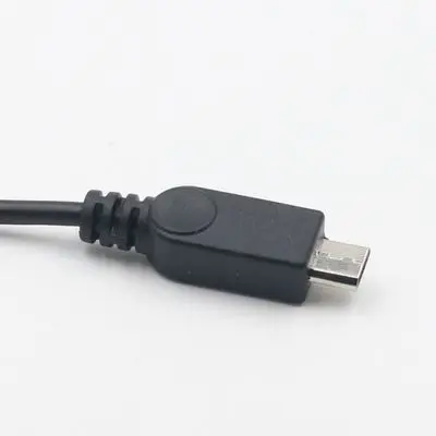 1 в 2 OTG Micro USB Host Power Y сплиттер адаптер для микро 5 Pin Мужской Женский кабель черный